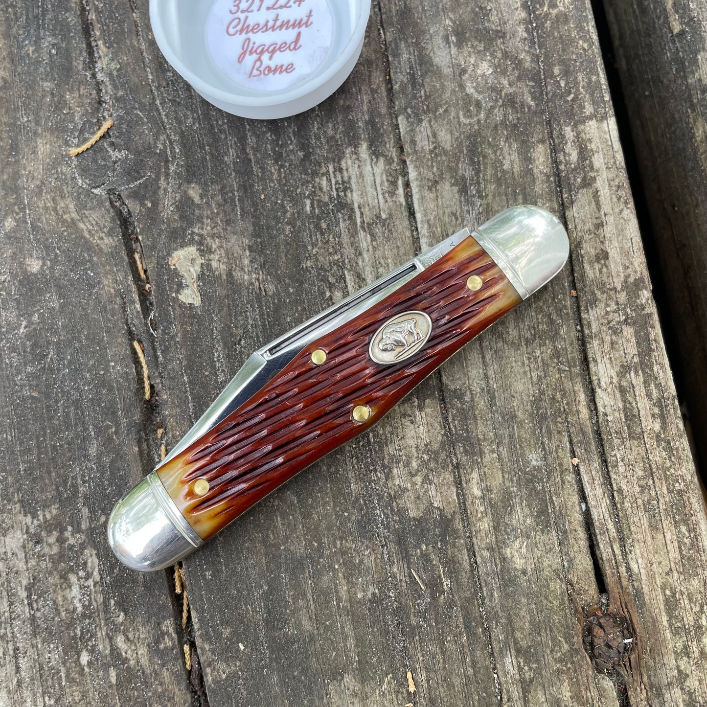 GEC Cripple Creek 32 Engineer Folder Chestnut Bone