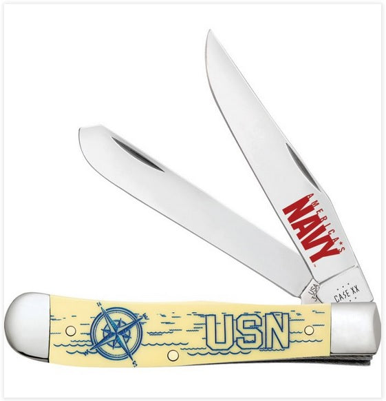 Case XX US Navy Trapper Yellow CA17728