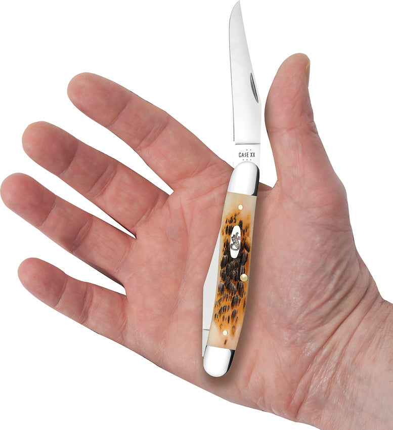 Case XX USA Muskrat Amber Bone