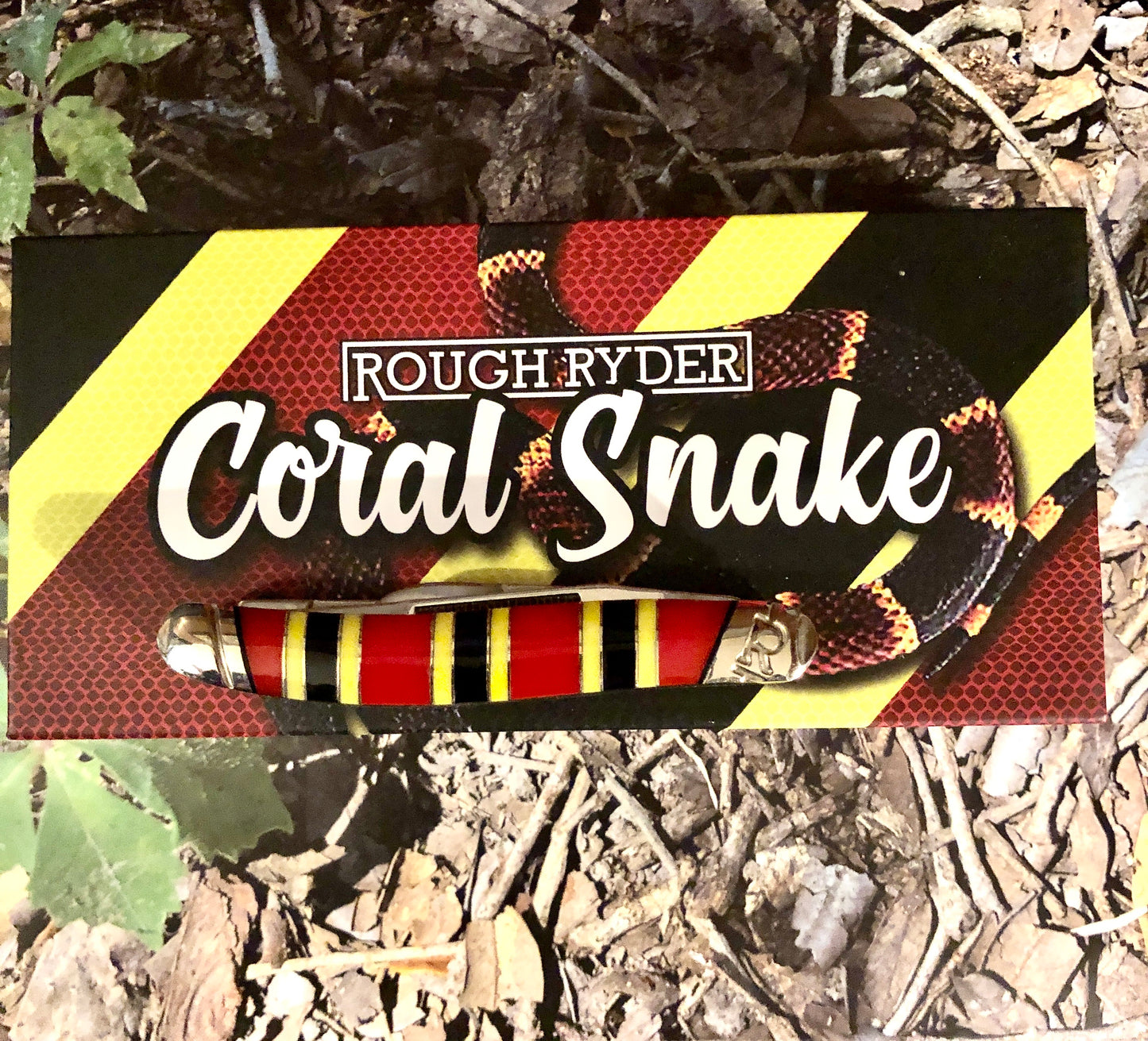 Rough Ryder Coral Snake Stockman Pocket Knife 3 Blade Traditional RR2279