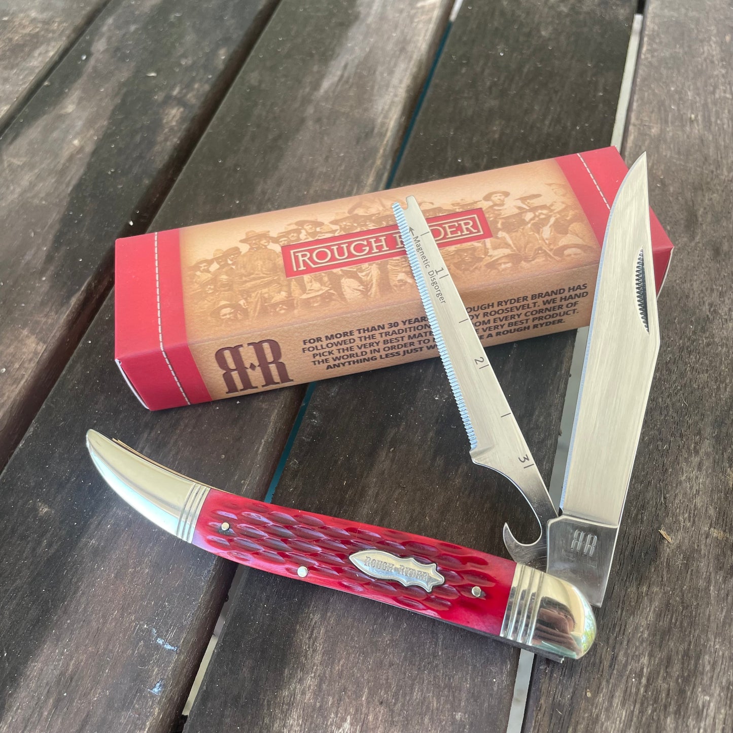 Rough Ryder Red Bone Fish Knife