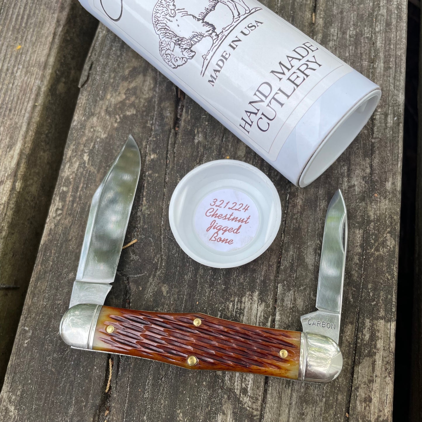 GEC Cripple Creek 32 Engineer Folder Chestnut Bone