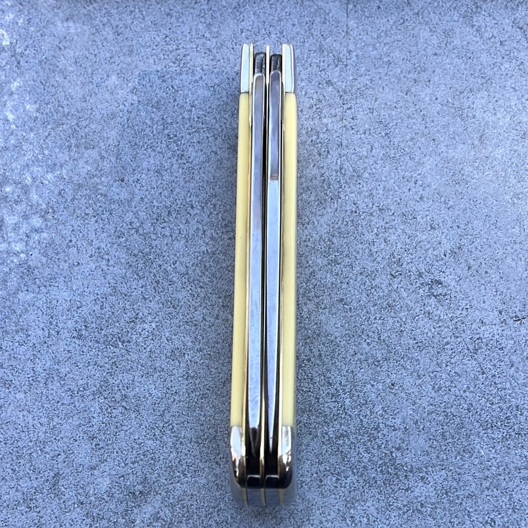 Case XX Trapper Yellow Synthetic Carbon Steel CA161