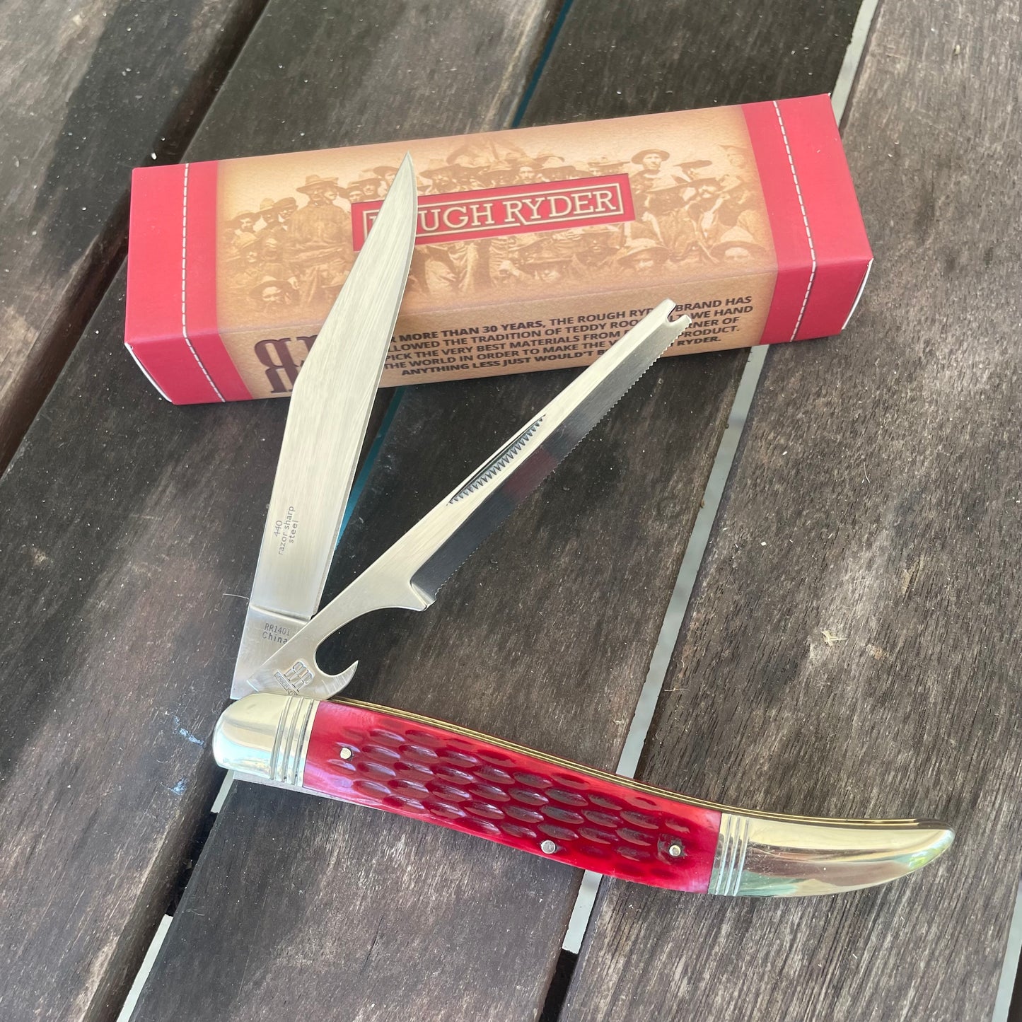 Rough Ryder Red Bone Fish Knife