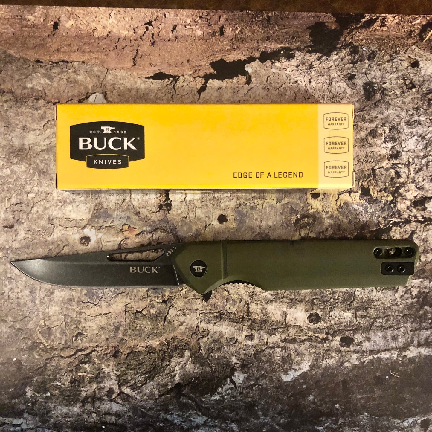 Buck Infusion Linerlock A/O OD BU239GRS