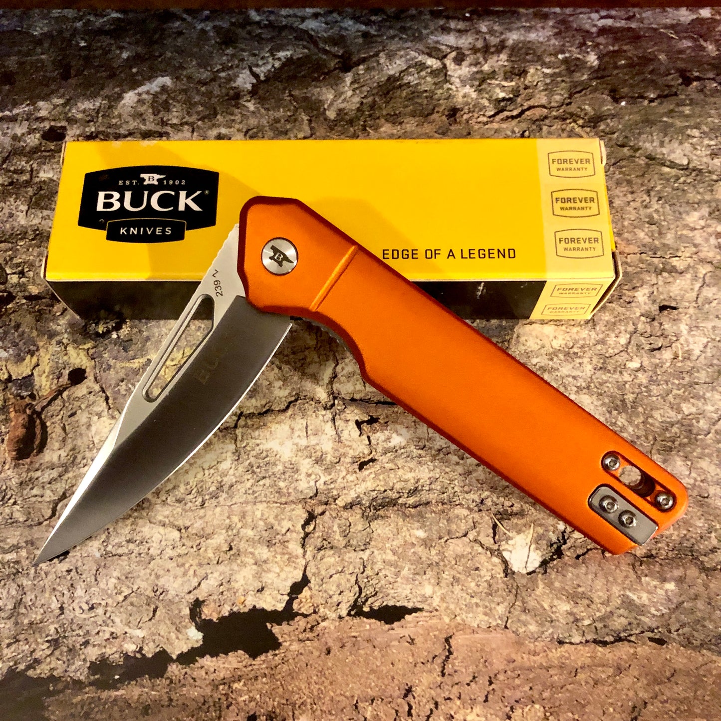 Buck Infusion Linerlock AO ORange BU239ORS