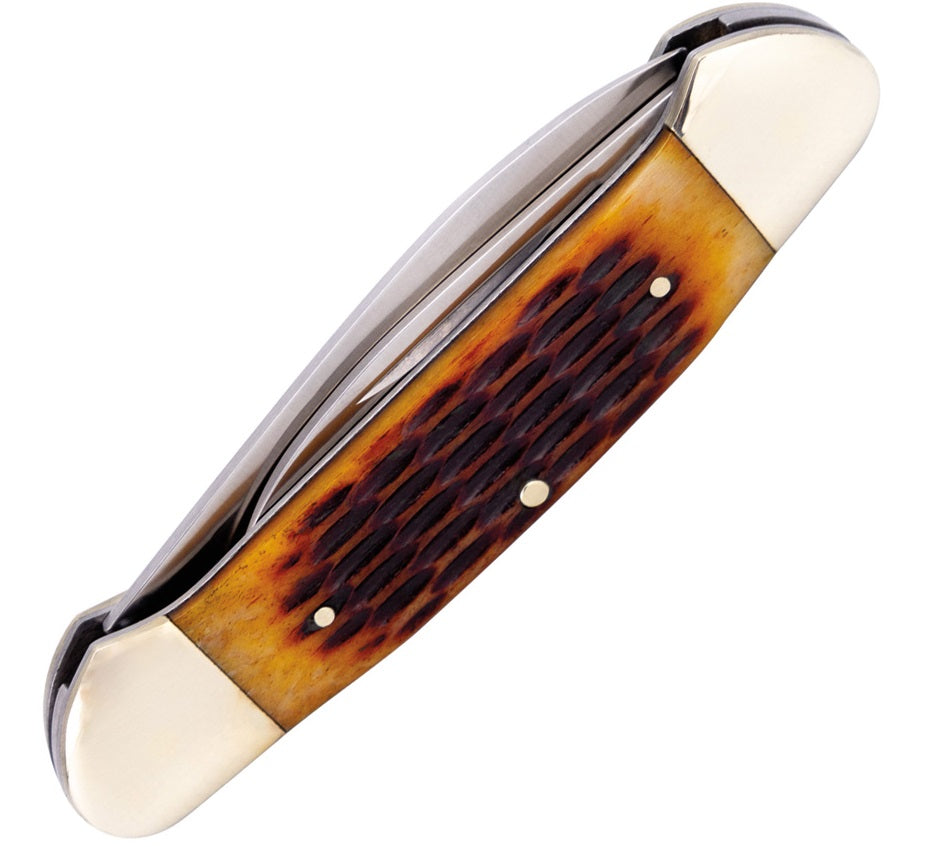 Buck Canoe Brown Jig Bone Knife BU389BNSWM