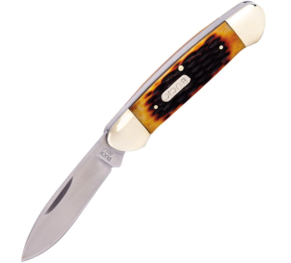 Buck Canoe Brown Jig Bone Knife BU389BNSWM