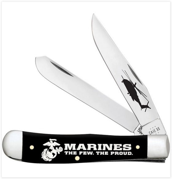Case XX USMC Trapper Black Synthetic CA13204