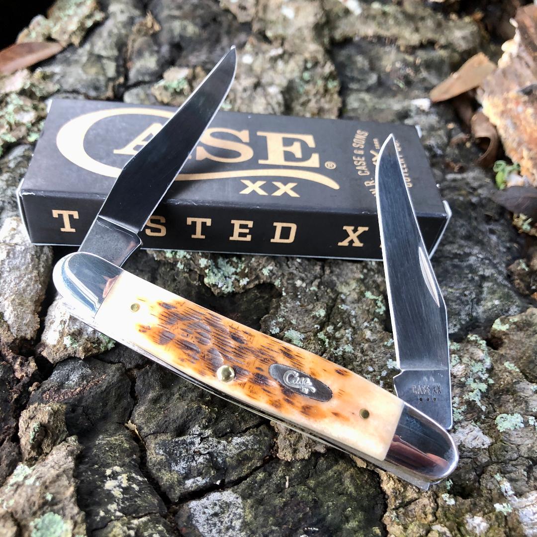Case XX USA Muskrat Amber Bone