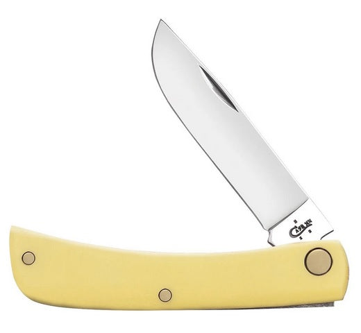 Case XX CA80032 Sod Buster Jr® — Yellow Synthetic Handle | Skinner Blade