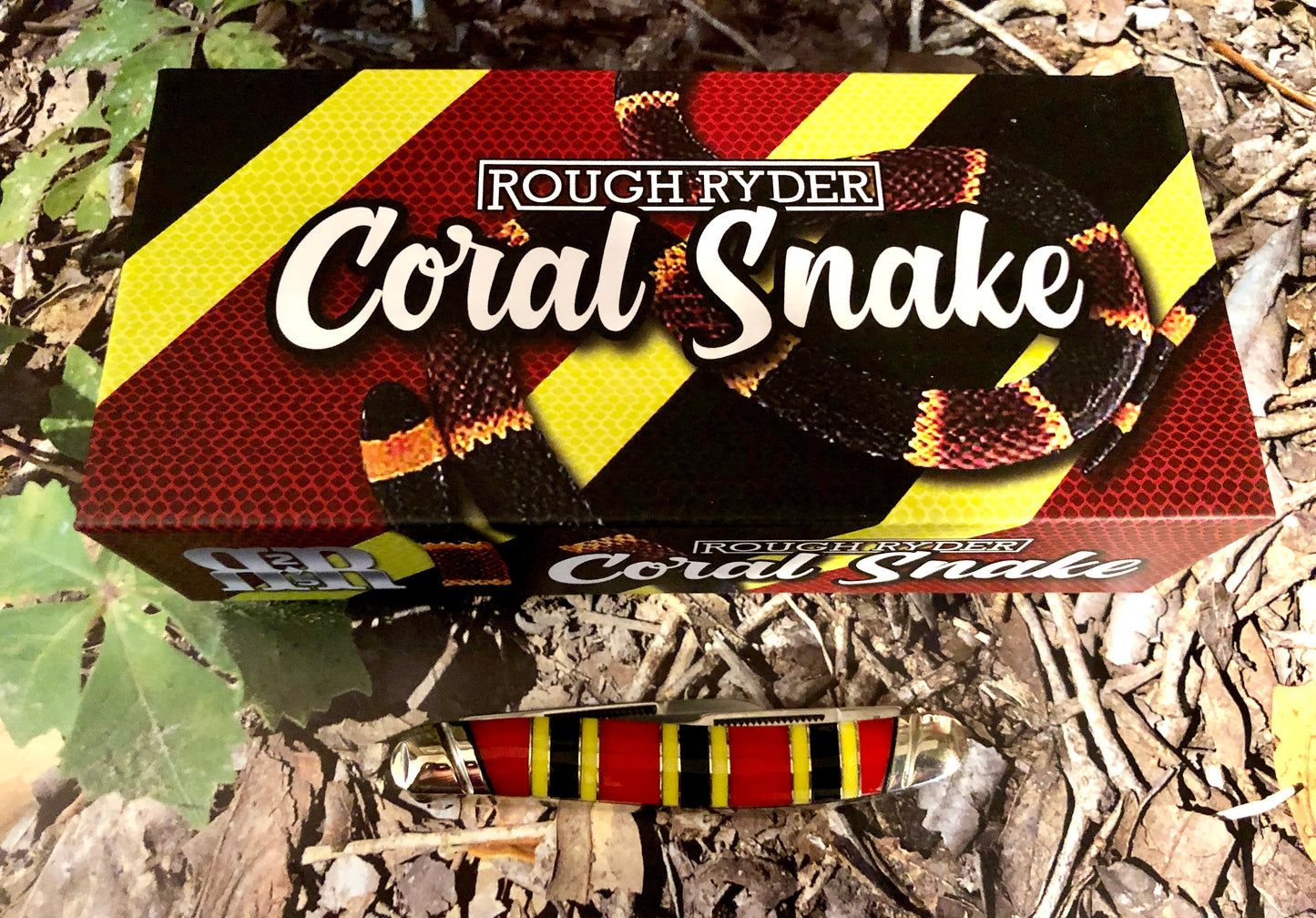 Rough Ryder Coral Snake Stockman Pocket Knife 3 Blade Traditional RR2279