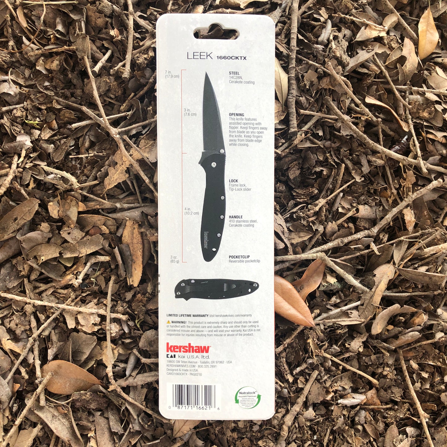 Kershaw Leek Framelock A/O Black KS1660CKTX