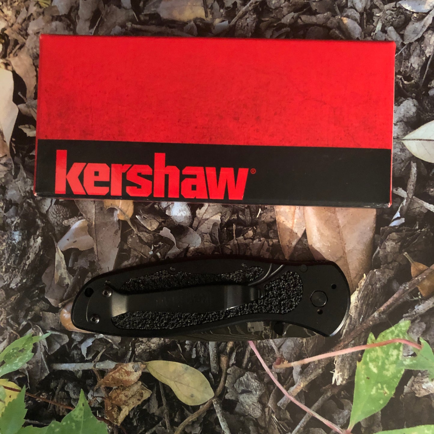 Kershaw Blur Linerlock A/O Blk Damascus KS1670BLKDAM