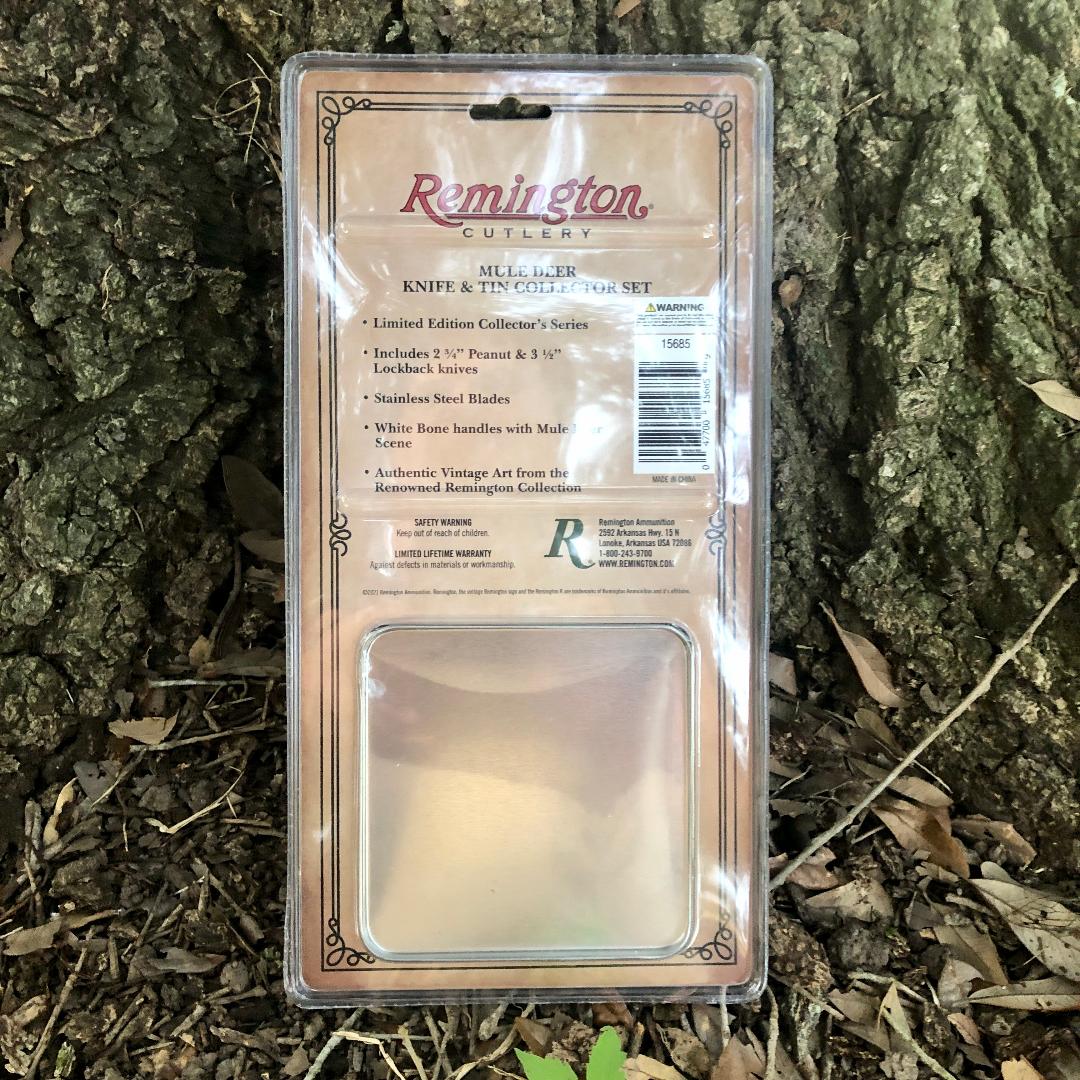 Mule Deer Knife Gift Set – White Bone – Remington R15685