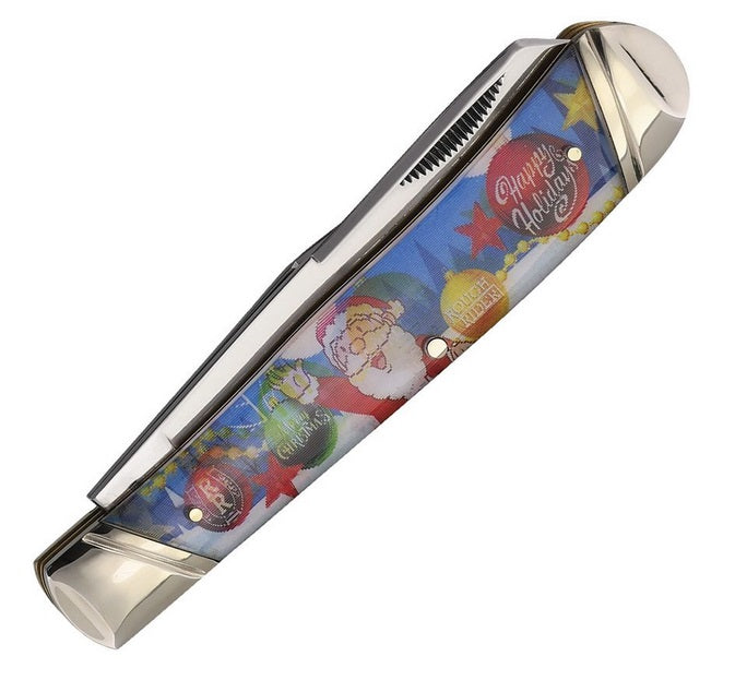 Rough Rider Merry Christmas Trapper Knife RR2724